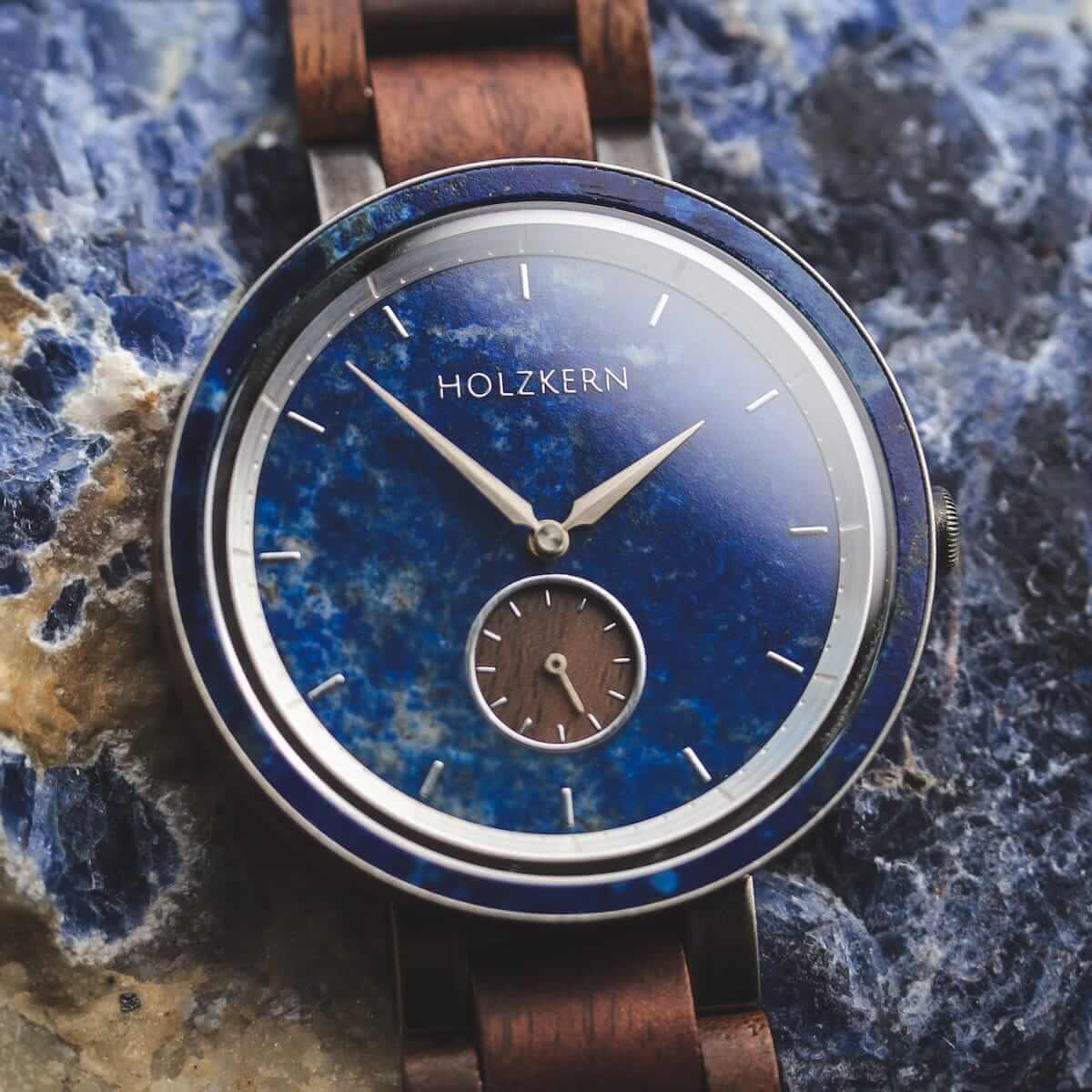 HOLZKERN Ice Limited Edition Herren Holzarmbanduhr