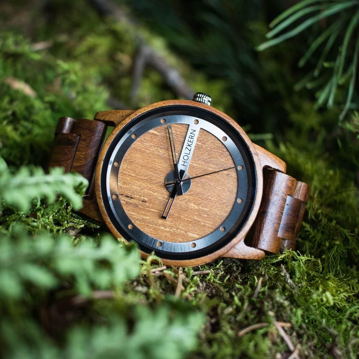 HOLZKERN King´s Park Edition Damen Herren Holzarmbanduhr