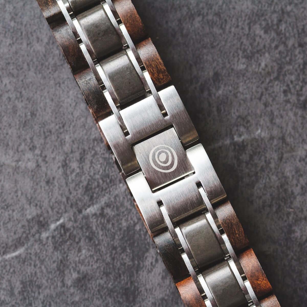 HOLZKERN Armband Largo Leadwood Marmor