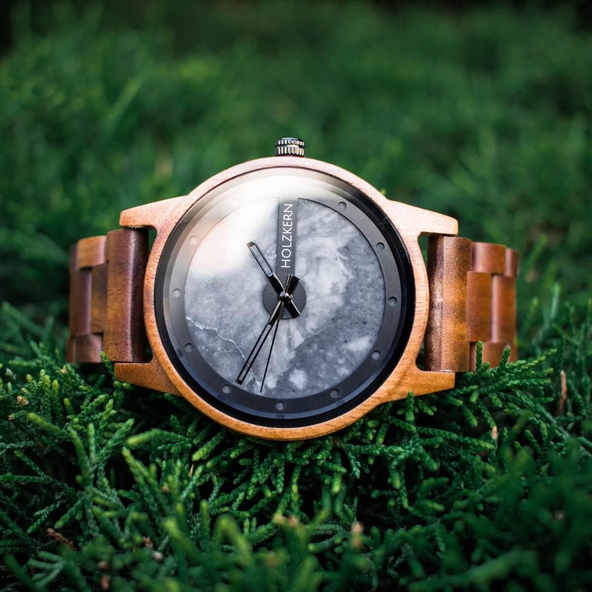 HOLZKERN Meru Secret Edition Herren Holzarmbanduhr