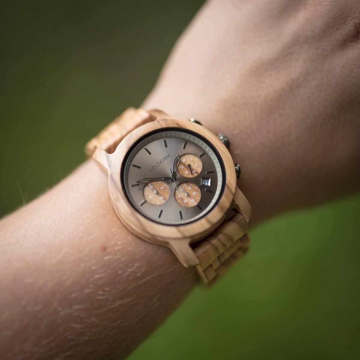 HOLZKERN Nebelwald Waldlauf Herren Chronograph