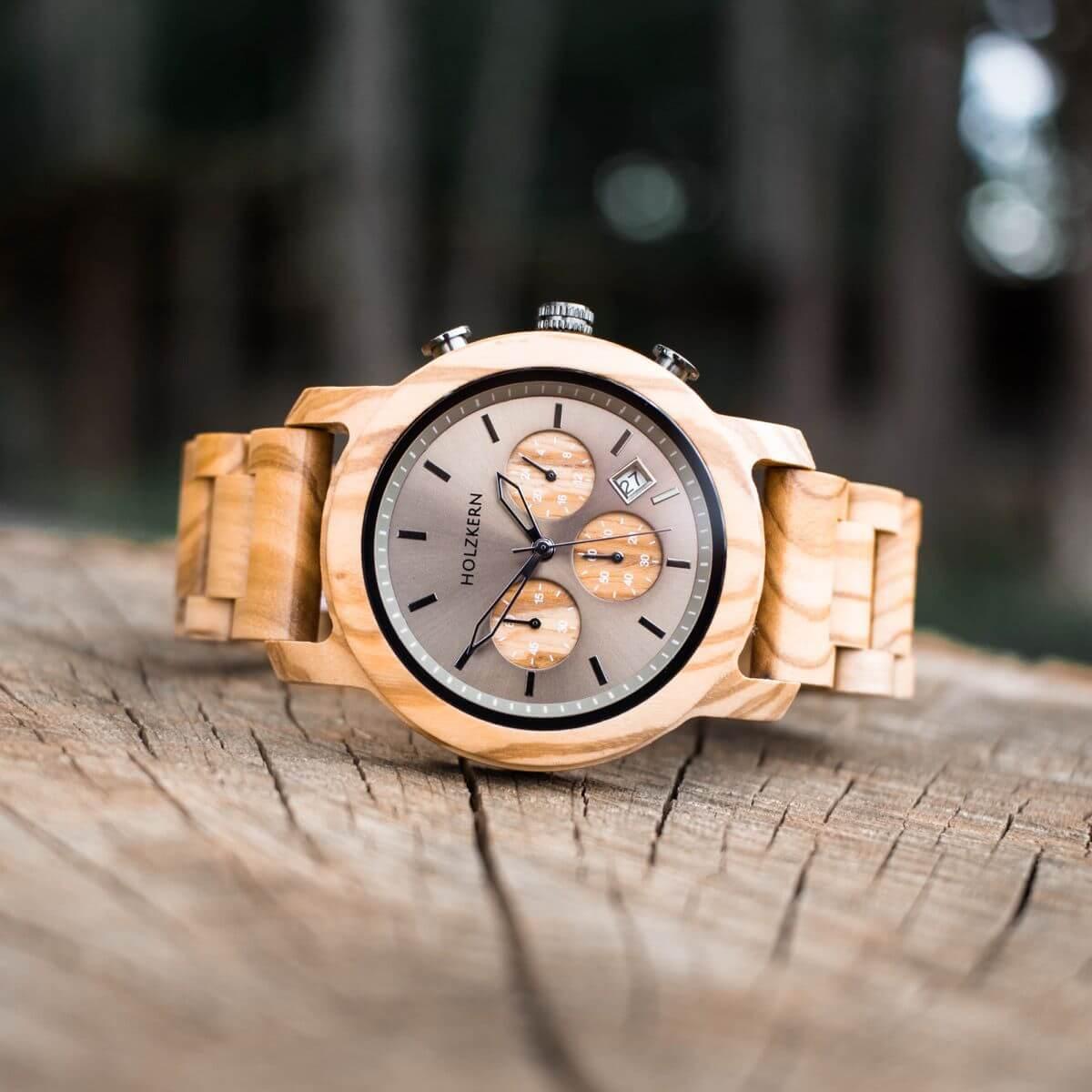 HOLZKERN Nebelwald Waldlauf Herren Chronograph