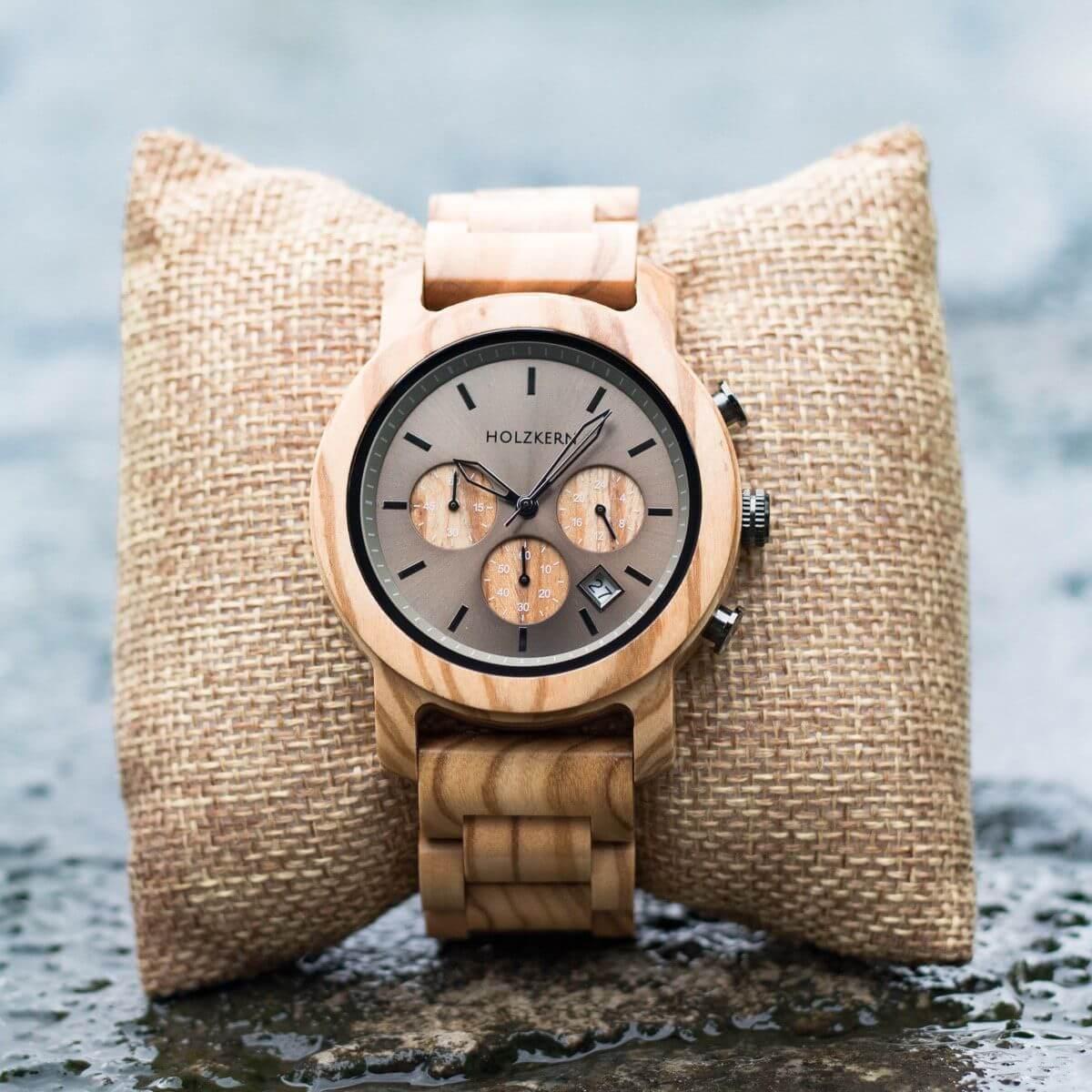 HOLZKERN Nebelwald Waldlauf Herren Chronograph