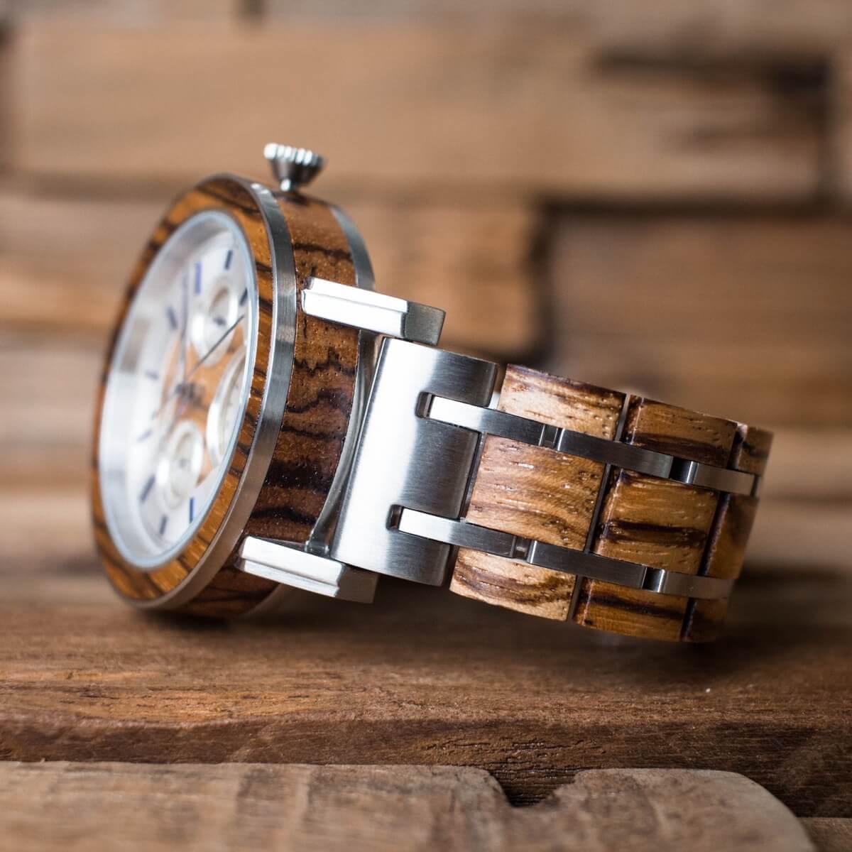 HOLZKERN Palancar Nautik Herren Holzarmbanduhr