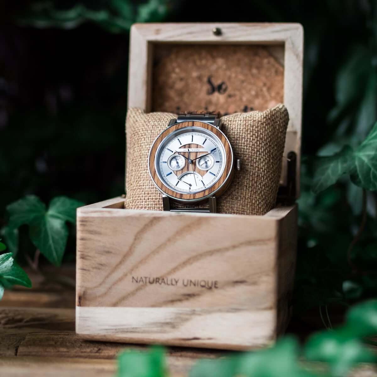 HOLZKERN Palancar Nautik Herren Holzarmbanduhr