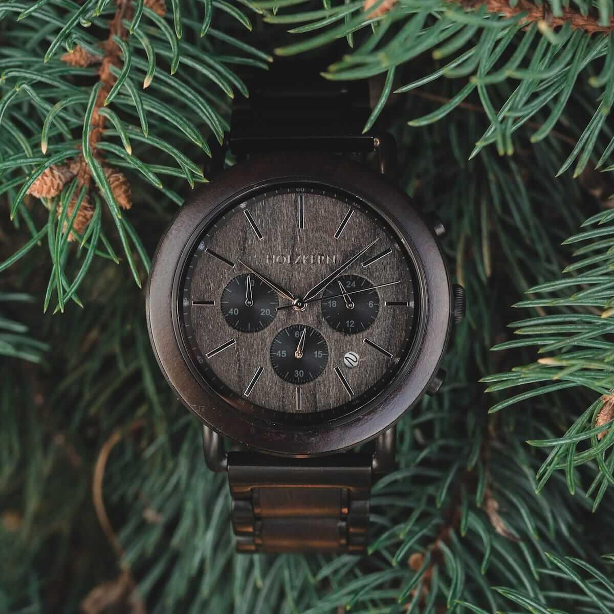 HOLZKERN Piton Volcano Herren Chronograph