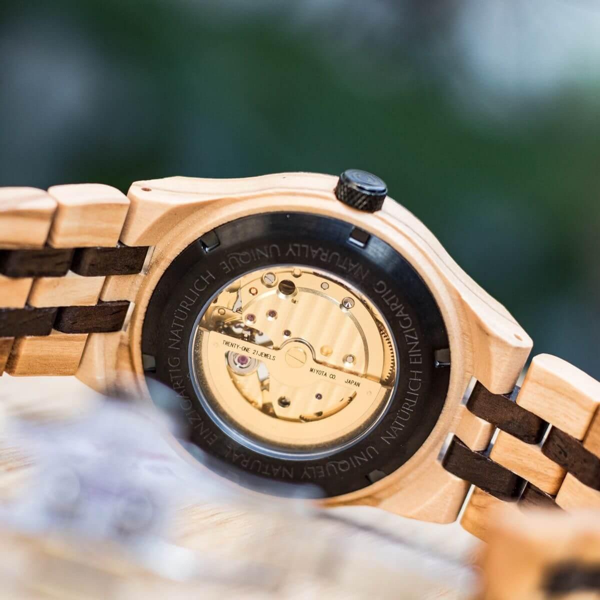 HOLZKERN Platon Klassik Herren Automatikuhr