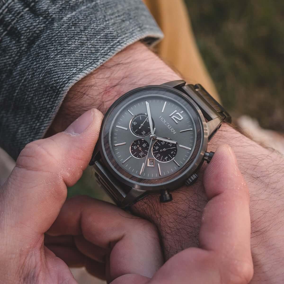 HOLZKERN Tom Creator Herren Chronograph