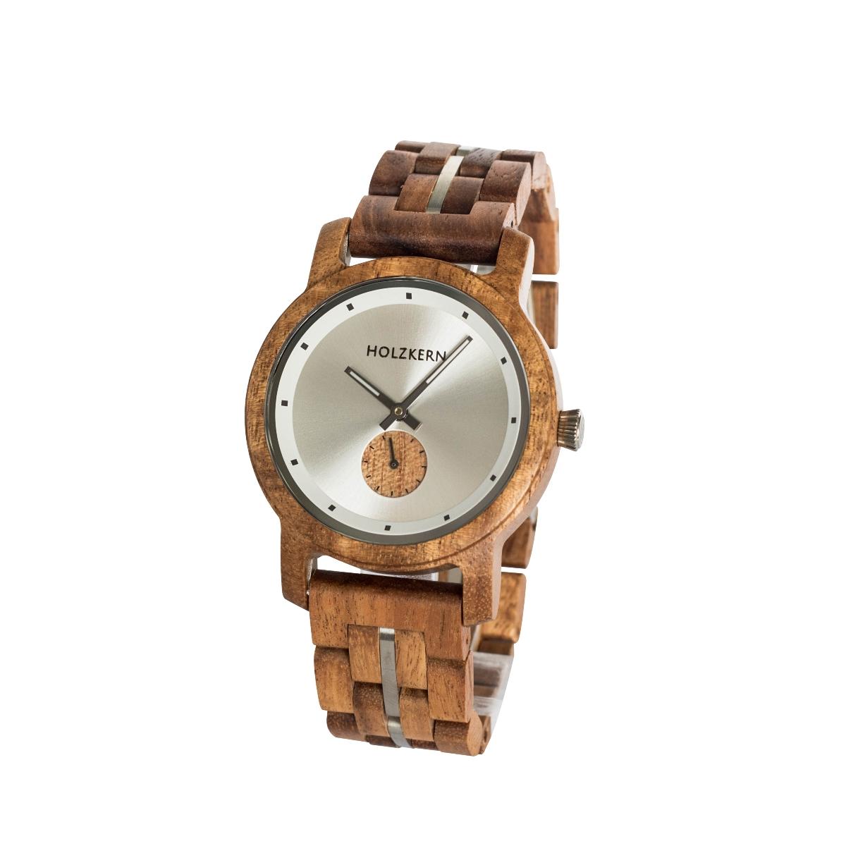 HOLZKERN | Damen Herren Unisex Holzarmbanduhr Urban Style Empire State