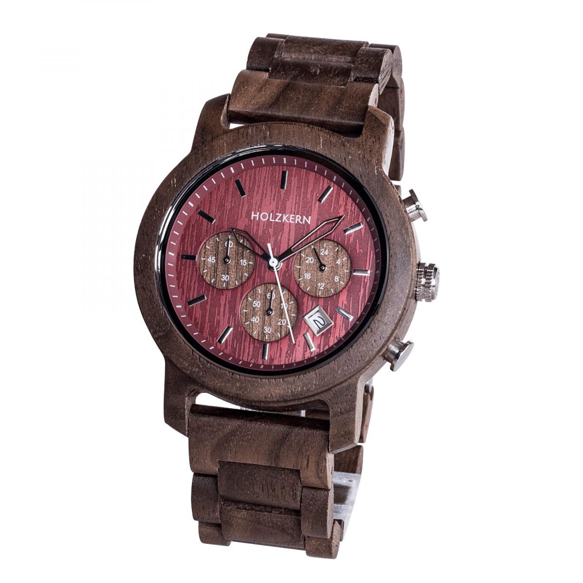 HOLZKERN Wildrebe Waldlauf Herren Chronograph