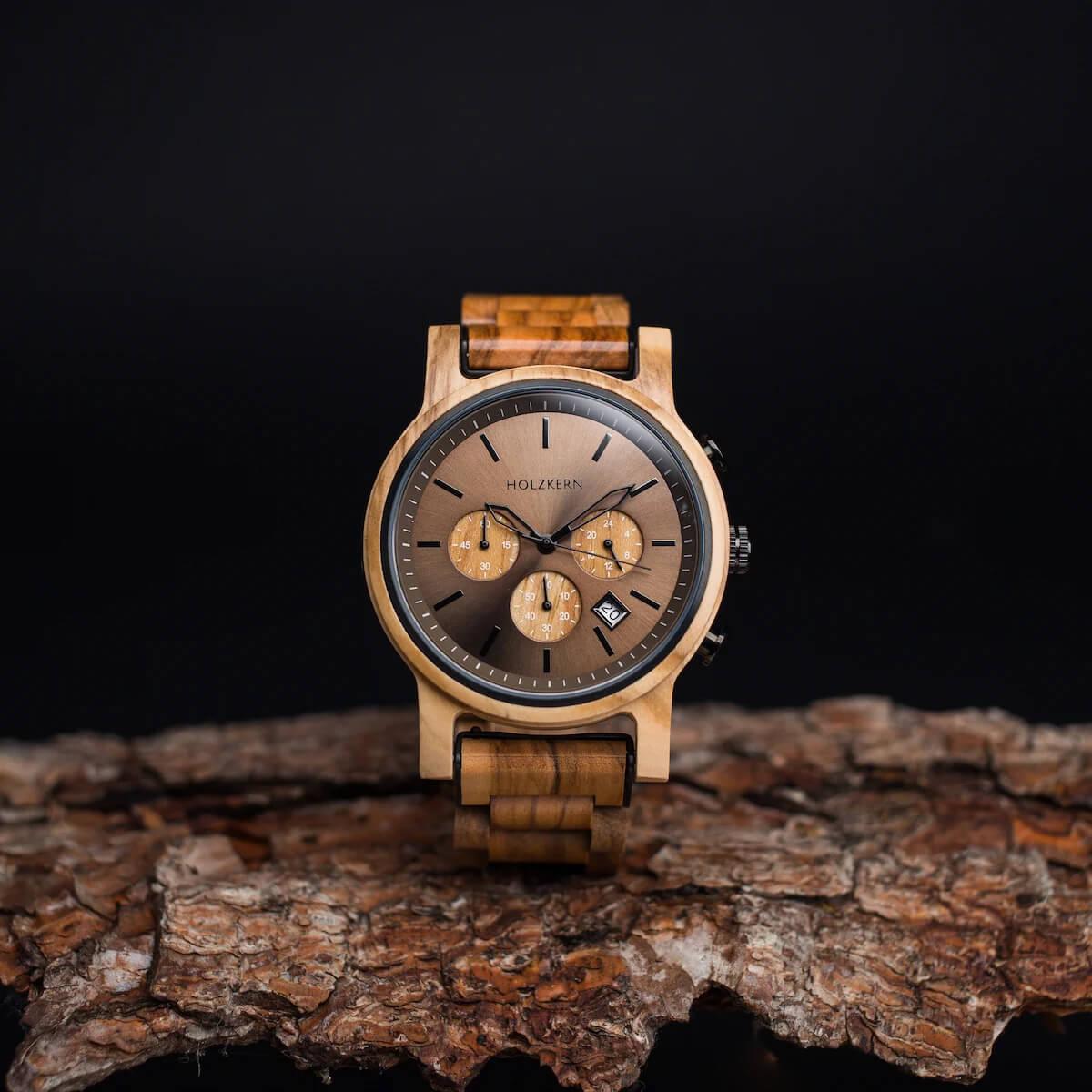 HOLZKERN Nebelwald Waldlauf Herren Chronograph