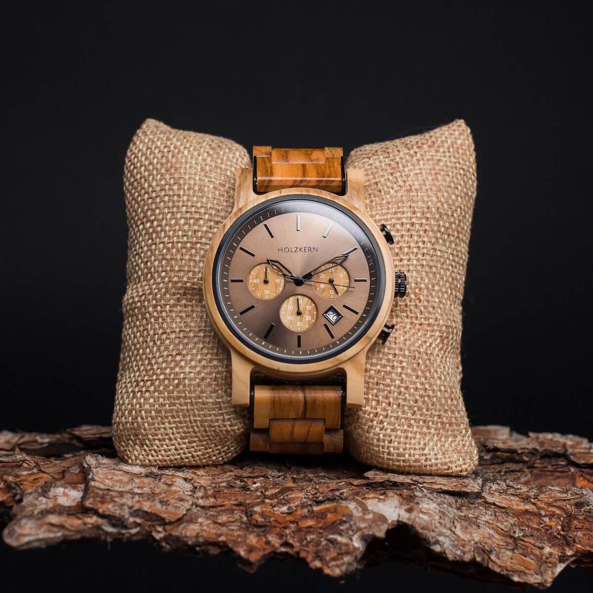HOLZKERN Nebelwald Waldlauf Herren Chronograph