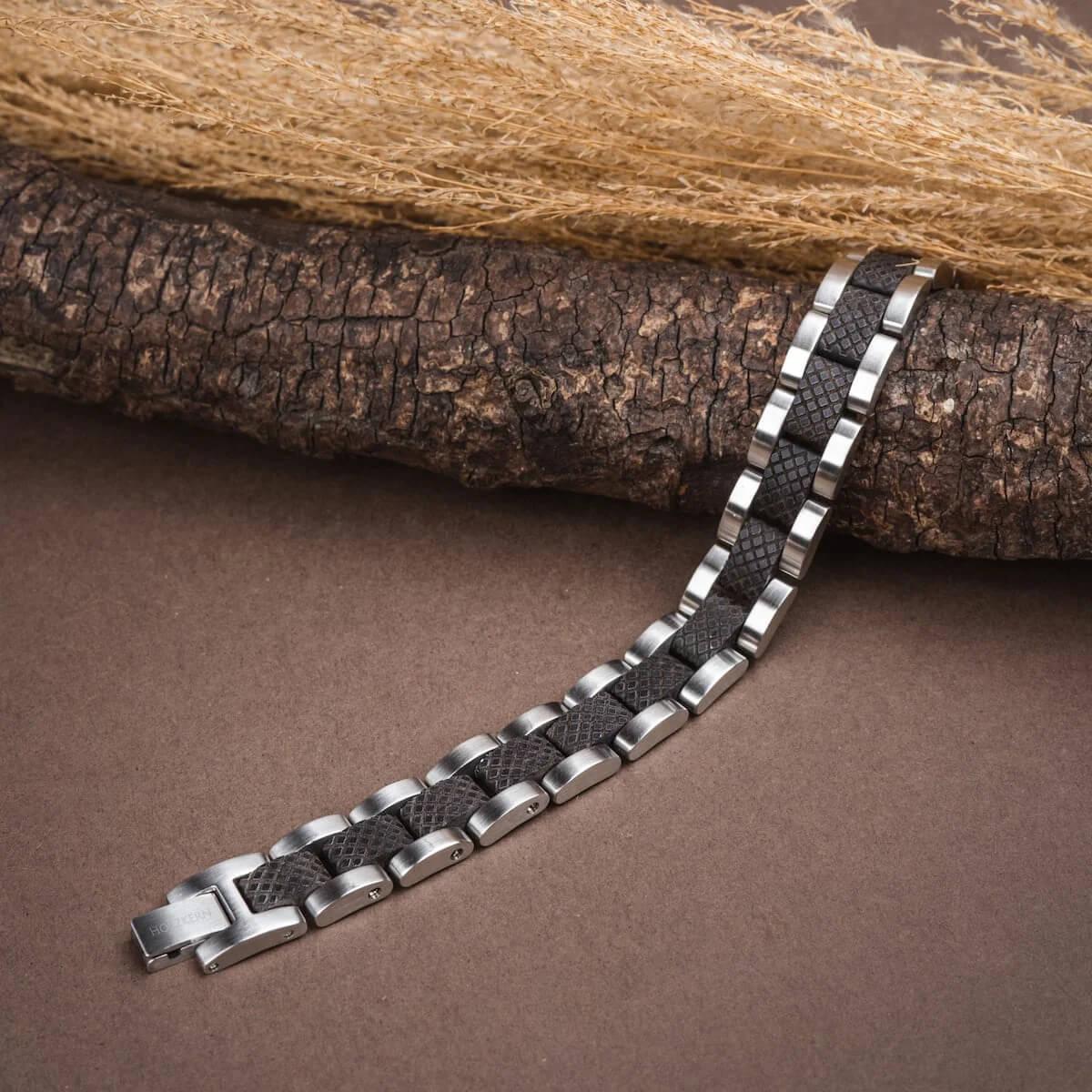 HOLZKERN | Accord (Ahornholz / Silber) Armband Bandlet