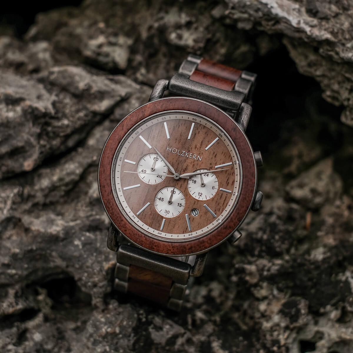 HOLZKERN | Alpenglühen Horizont Herren Chronograph