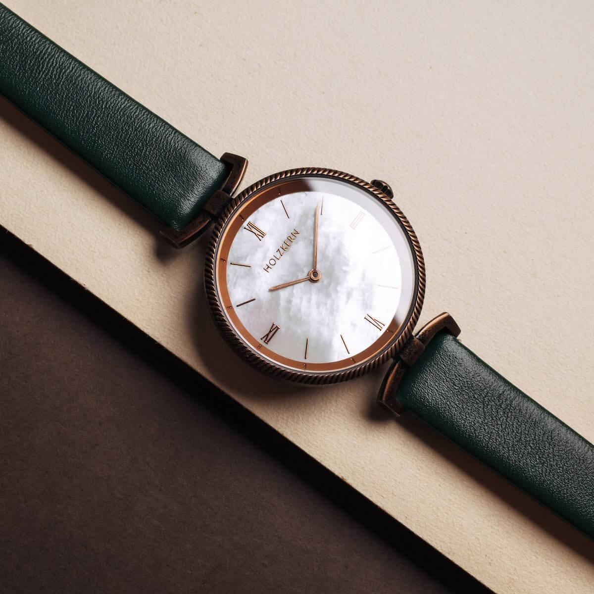 HOLZKERN | Amandes Damen Armbanduhr Perna