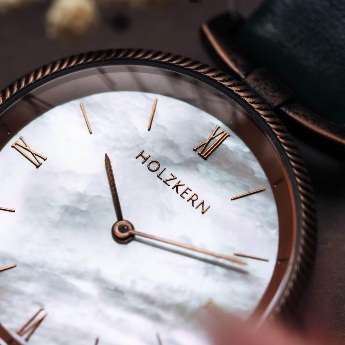 HOLZKERN | Amandes Damen Armbanduhr Perna