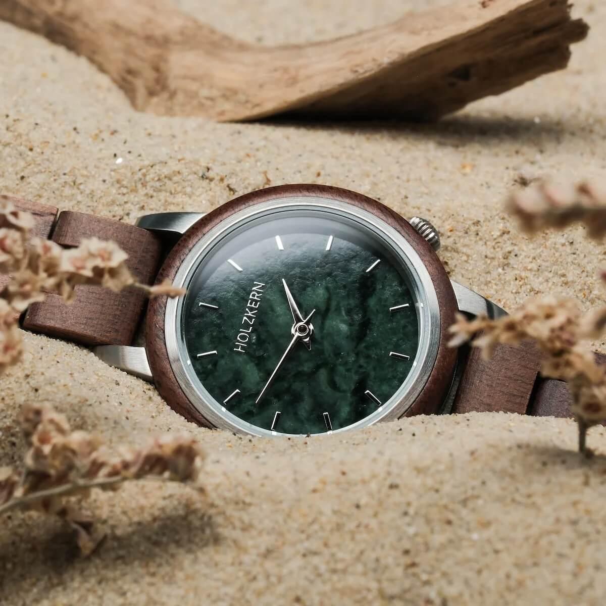 HOLZKERN | Anakena Küsten Damen Holzarmbanduhr