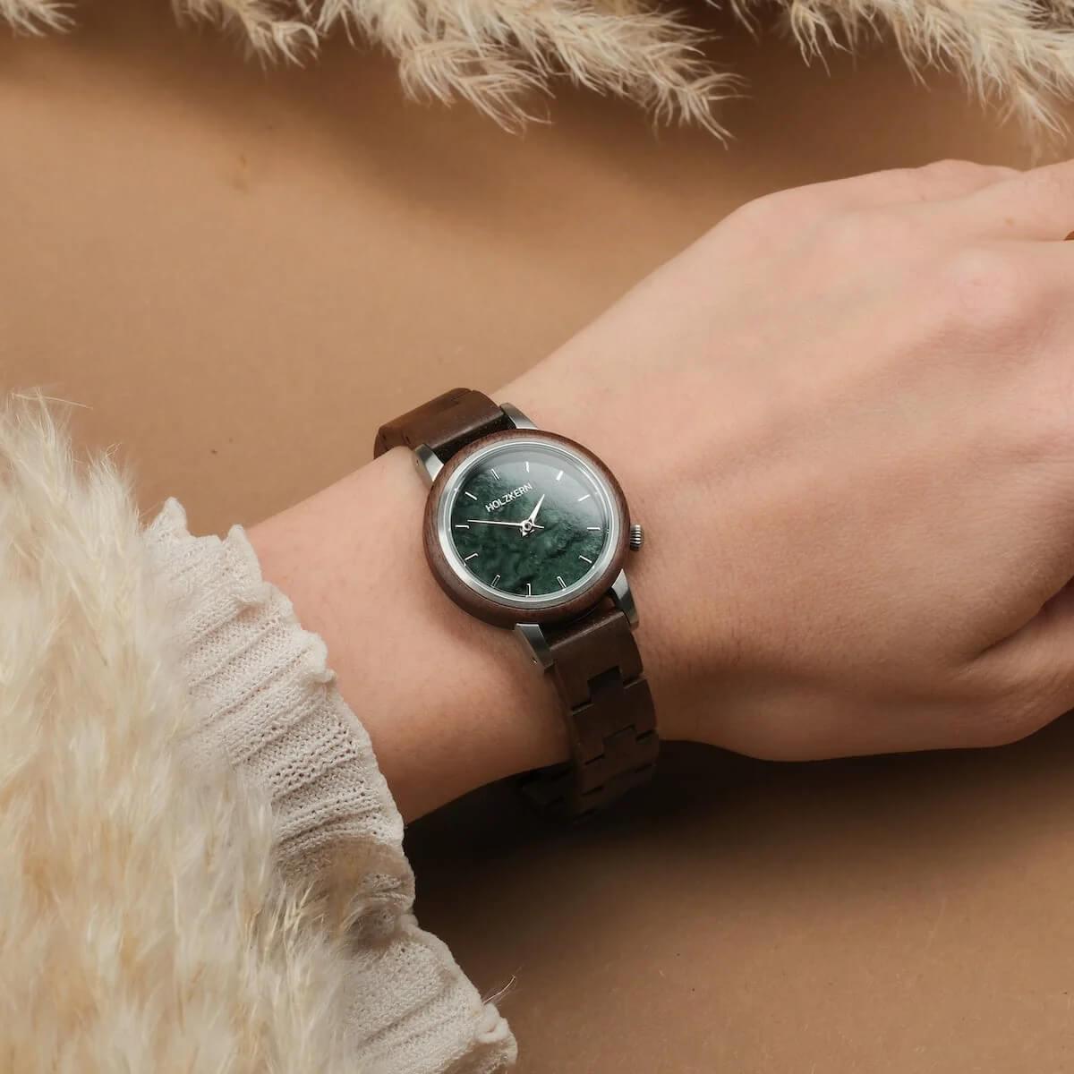 HOLZKERN | Anakena Küsten Damen Holzarmbanduhr