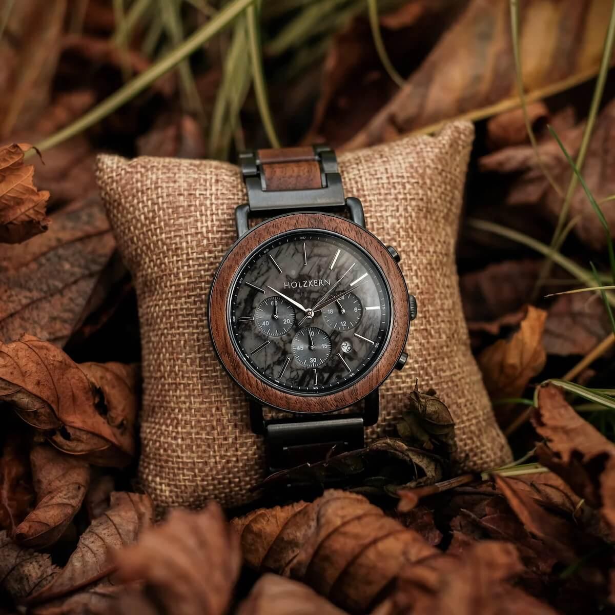 HOLZKERN Askja Volcano Herren Chronograph