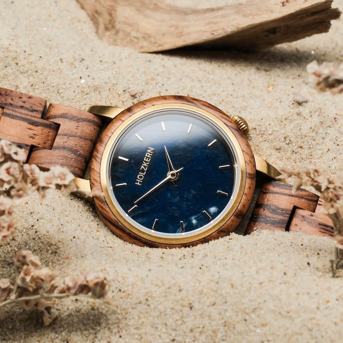 HOLZKERN Balos Küsten Damen Holzarmbanduhr