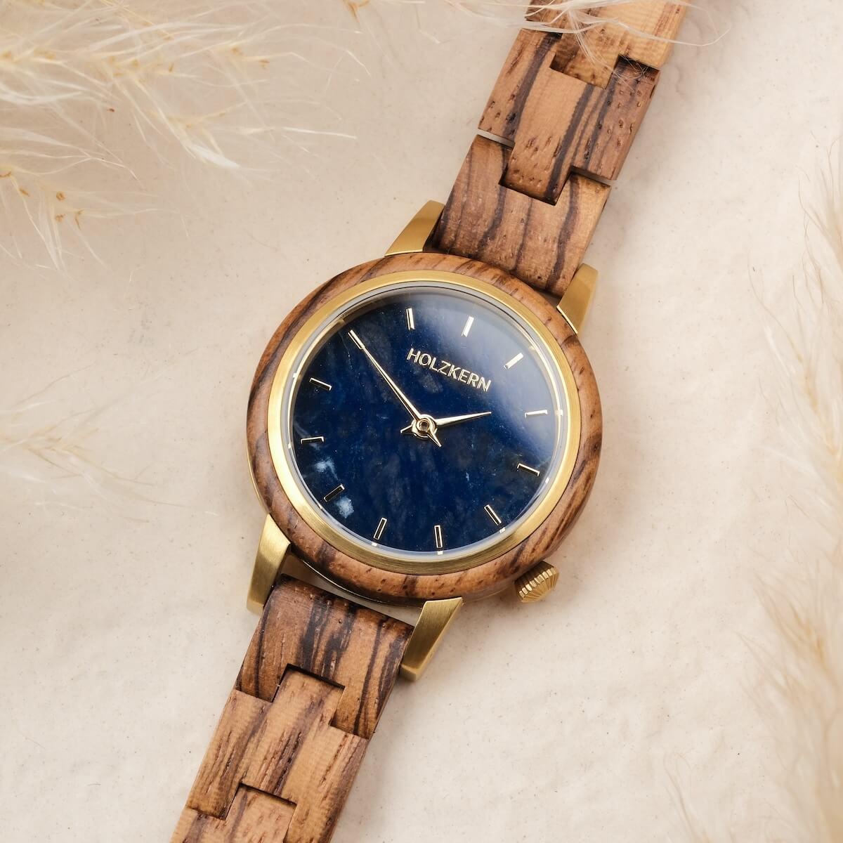 HOLZKERN Balos Küsten Damen Holzarmbanduhr