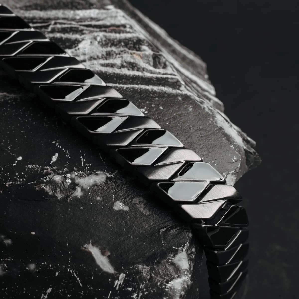 HOLZKERN | Armband Bandlett Bariton (Ahorn / Dunkelgrau)