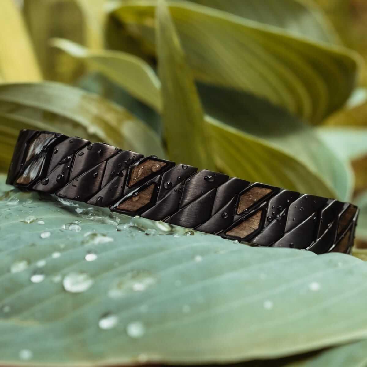HOLZKERN | Armband Bandlett Bariton (Ahorn / Schwarz)