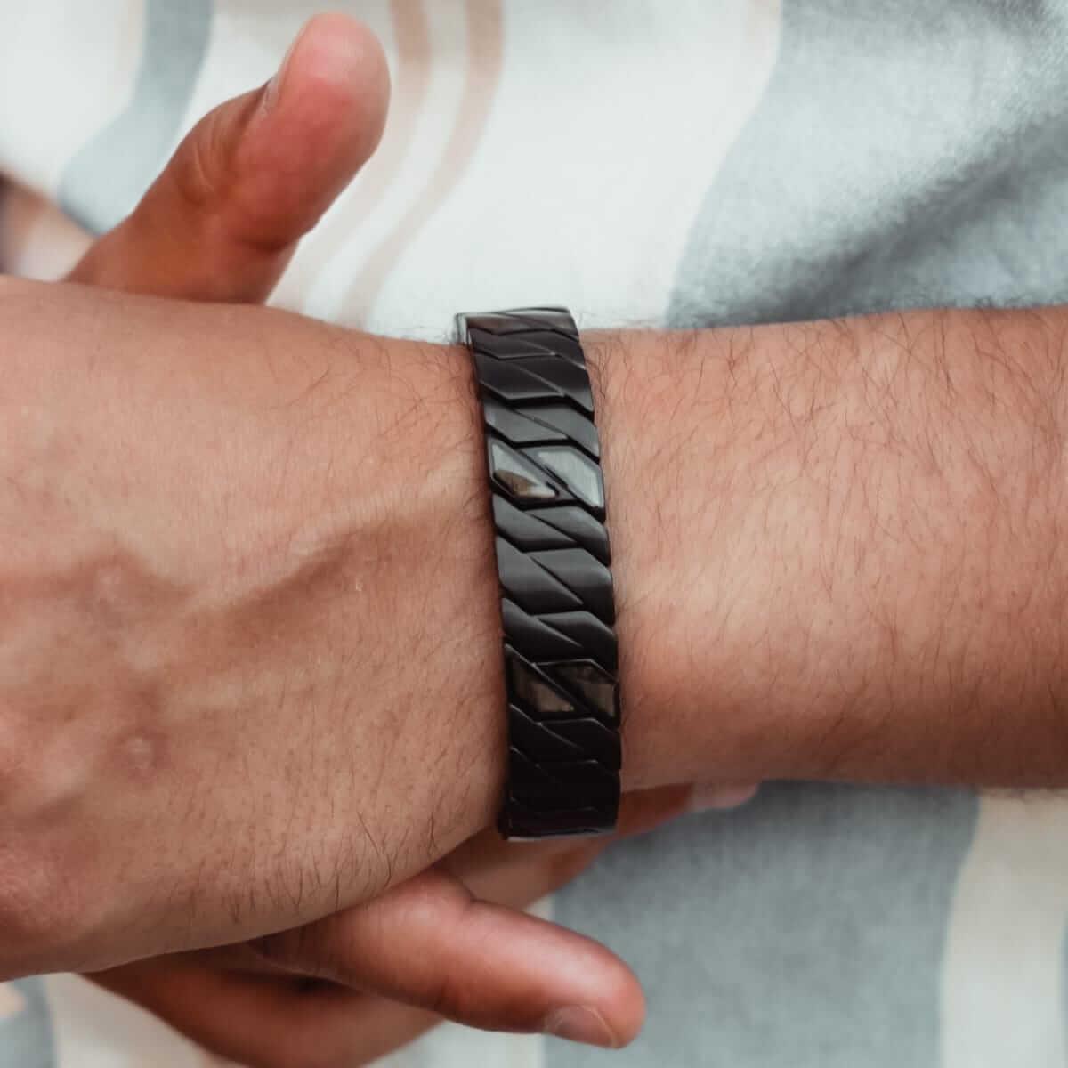 HOLZKERN | Armband Bandlett Bariton (Ahorn / Schwarz)
