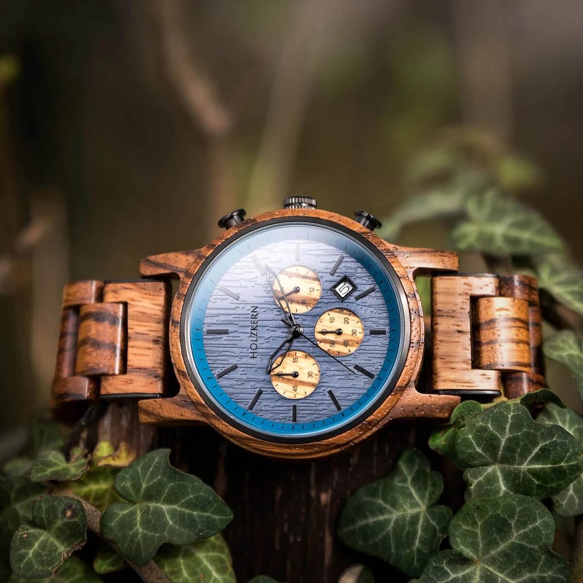 HOLZKERN Bergsee Waldlauf Herren Chronograph