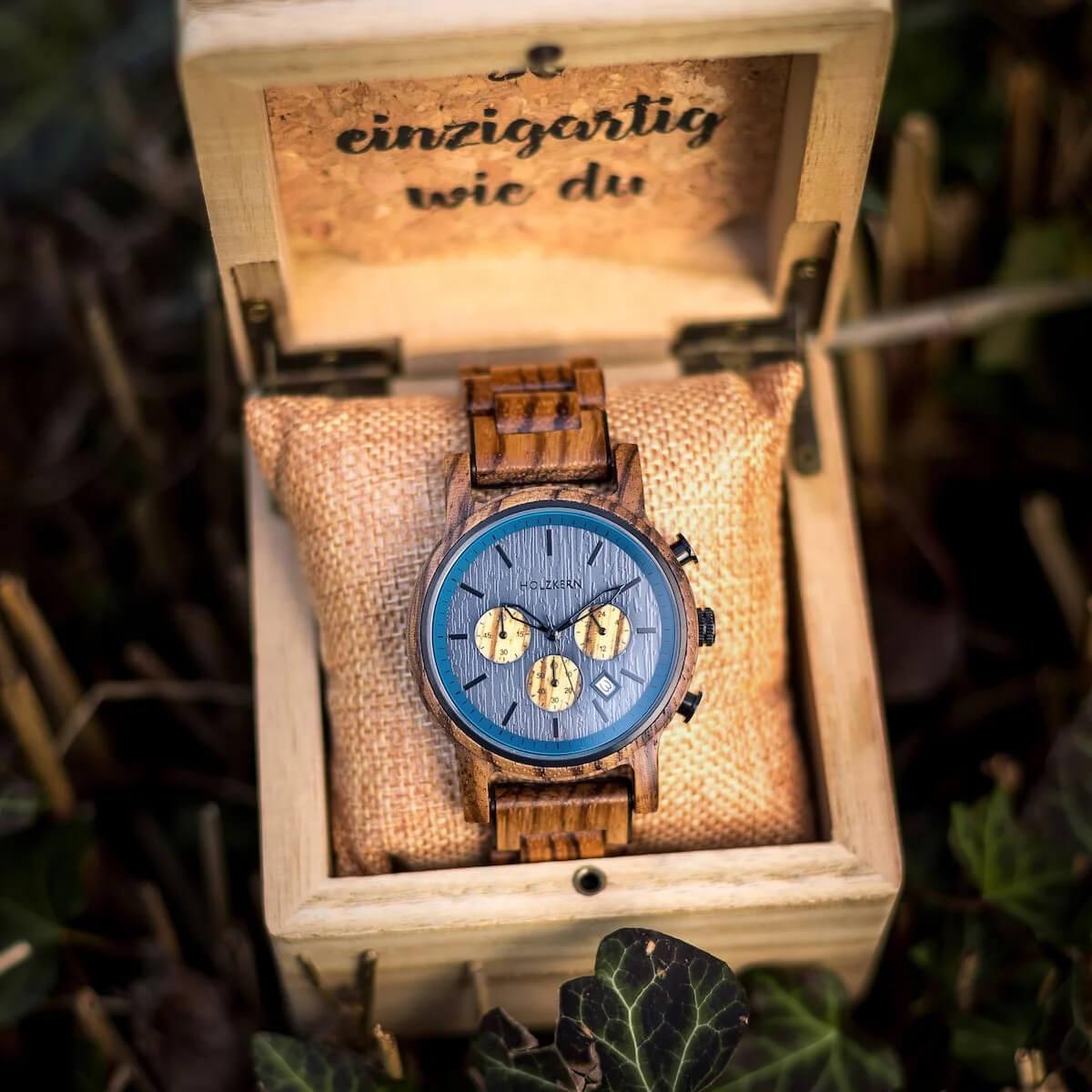 HOLZKERN Bergsee Waldlauf Herren Chronograph