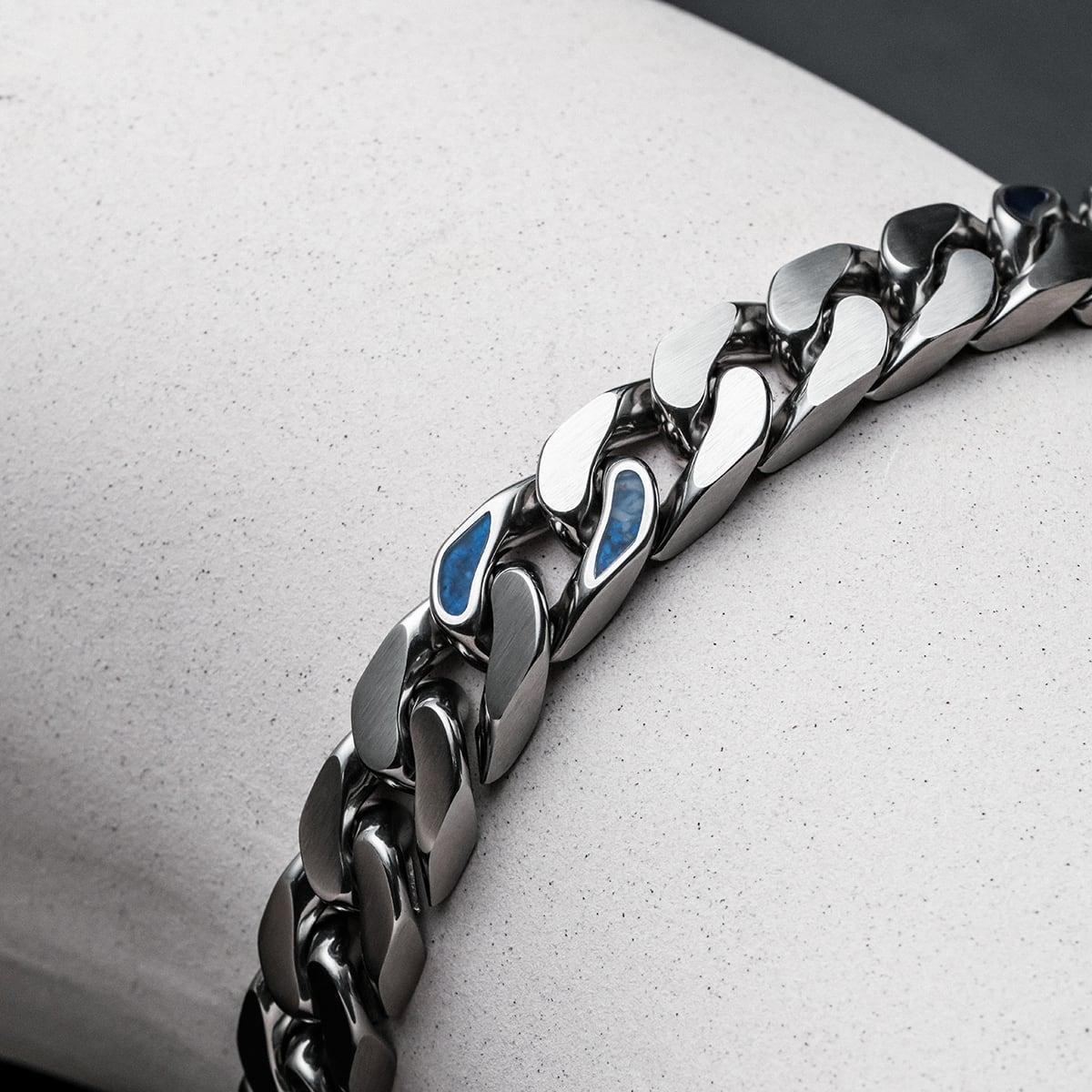 HOLZKERN | Armband Bandlett Bodyguards (Sodalith / Silber)