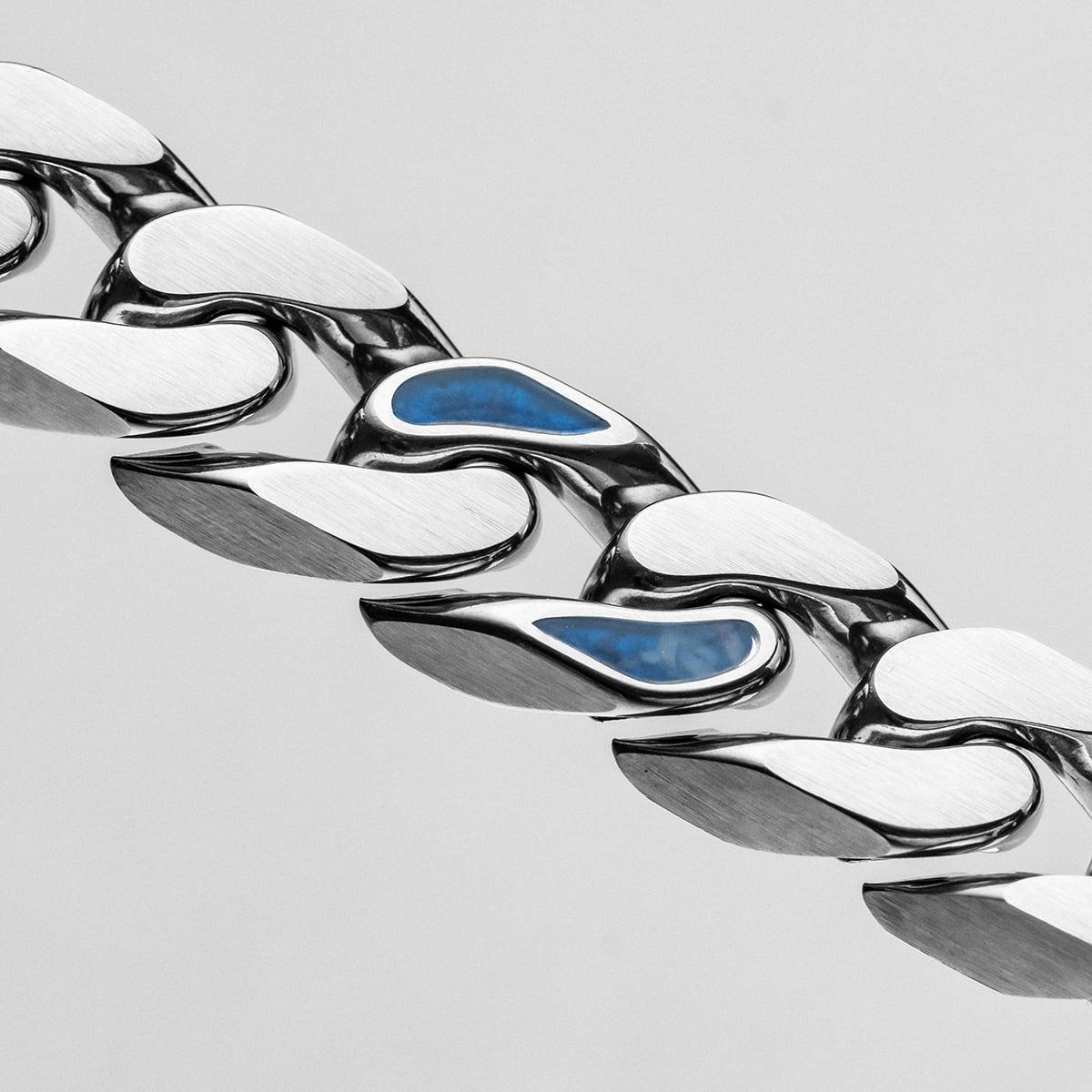 HOLZKERN | Armband Bandlett Bodyguards (Sodalith / Silber)