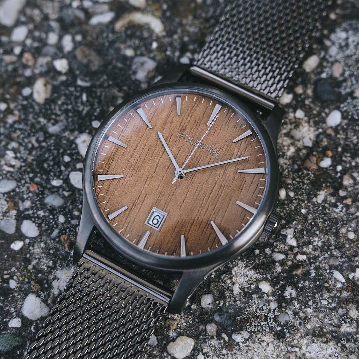 HOLZKERN | Chrunow Spacehike Herrenarmbanduhr