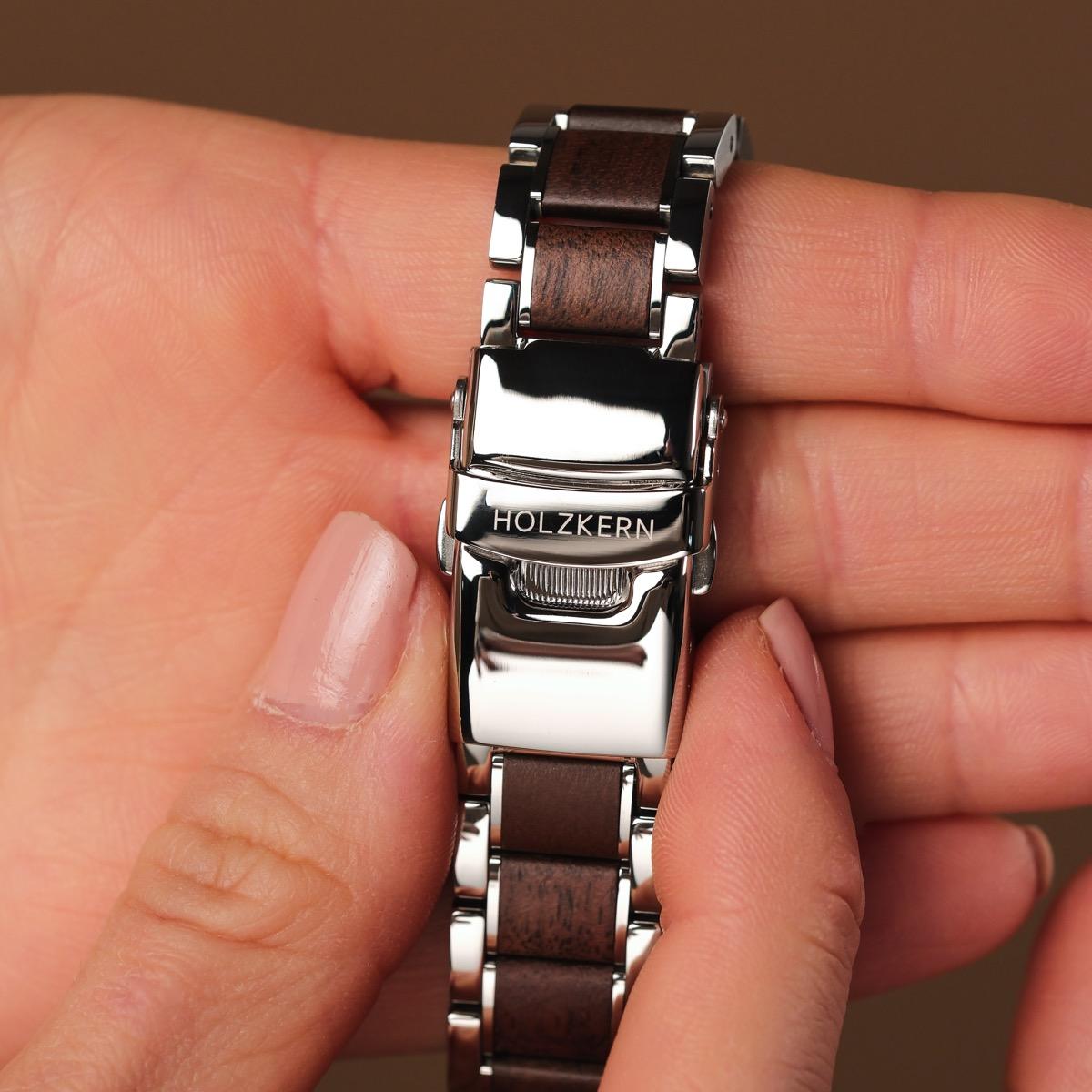 HOLZKERN | Colorburst Kaleidoscopic Damen Automatikarmbanduhr