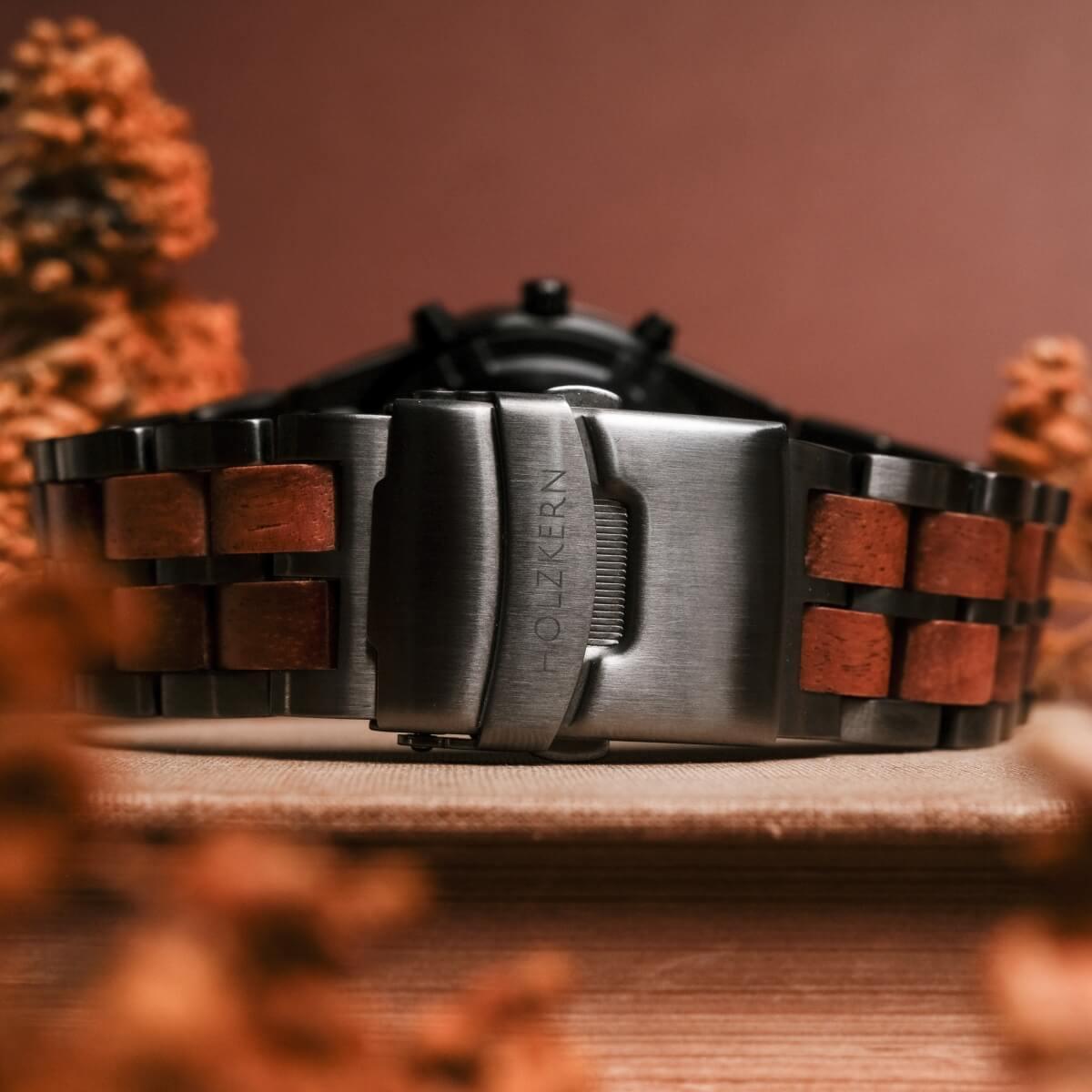 HOLZKERN | Cosmic Night Sky Herren Chronograph