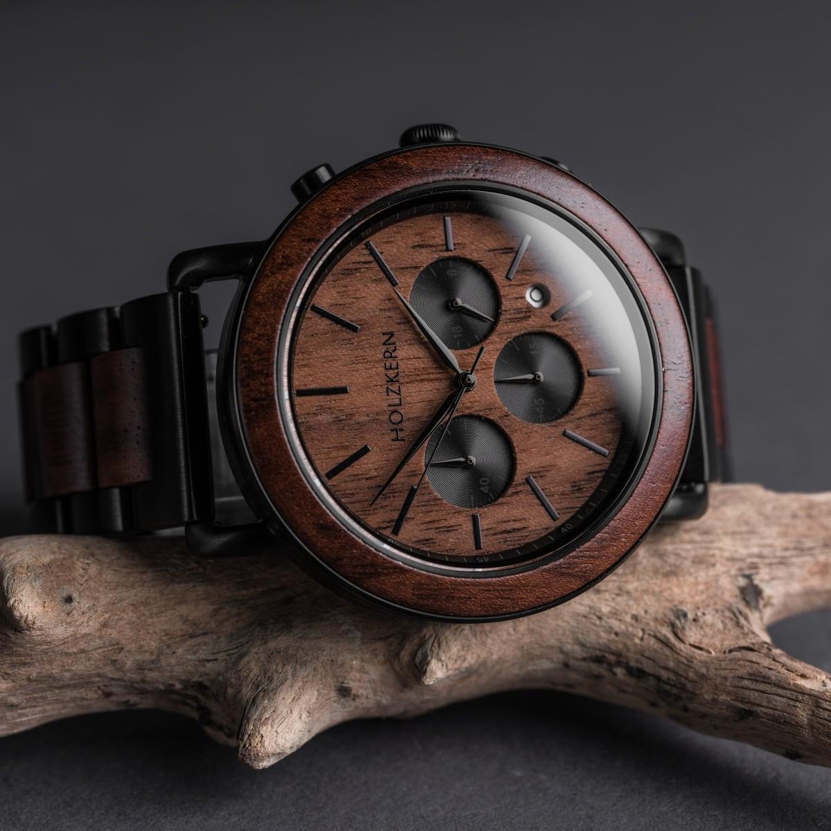 HOLZKERN Dämmerung Horizont Herren Chronograph