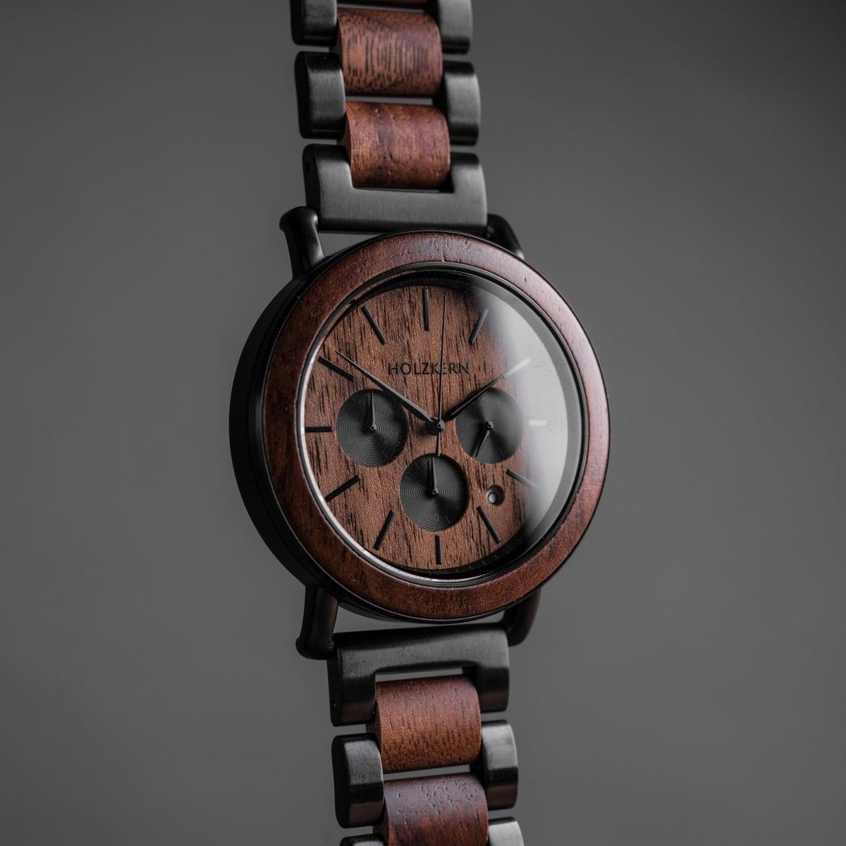 HOLZKERN Dämmerung Horizont Herren Chronograph