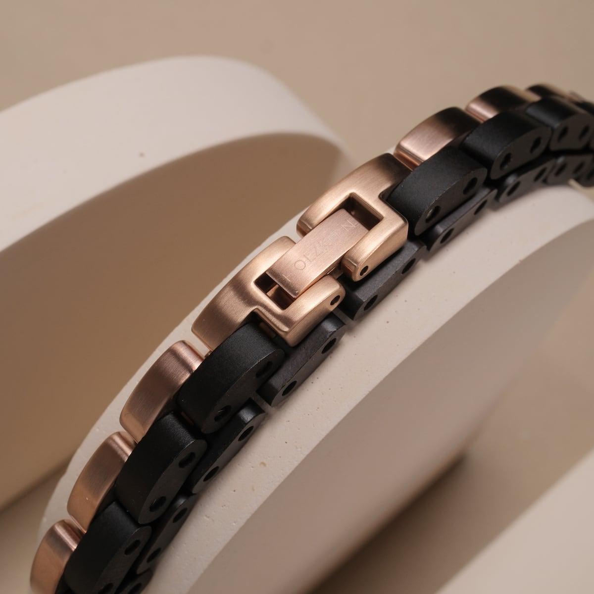 HOLZKERN | Bandlet Armband Duett Ahornholz Roséold