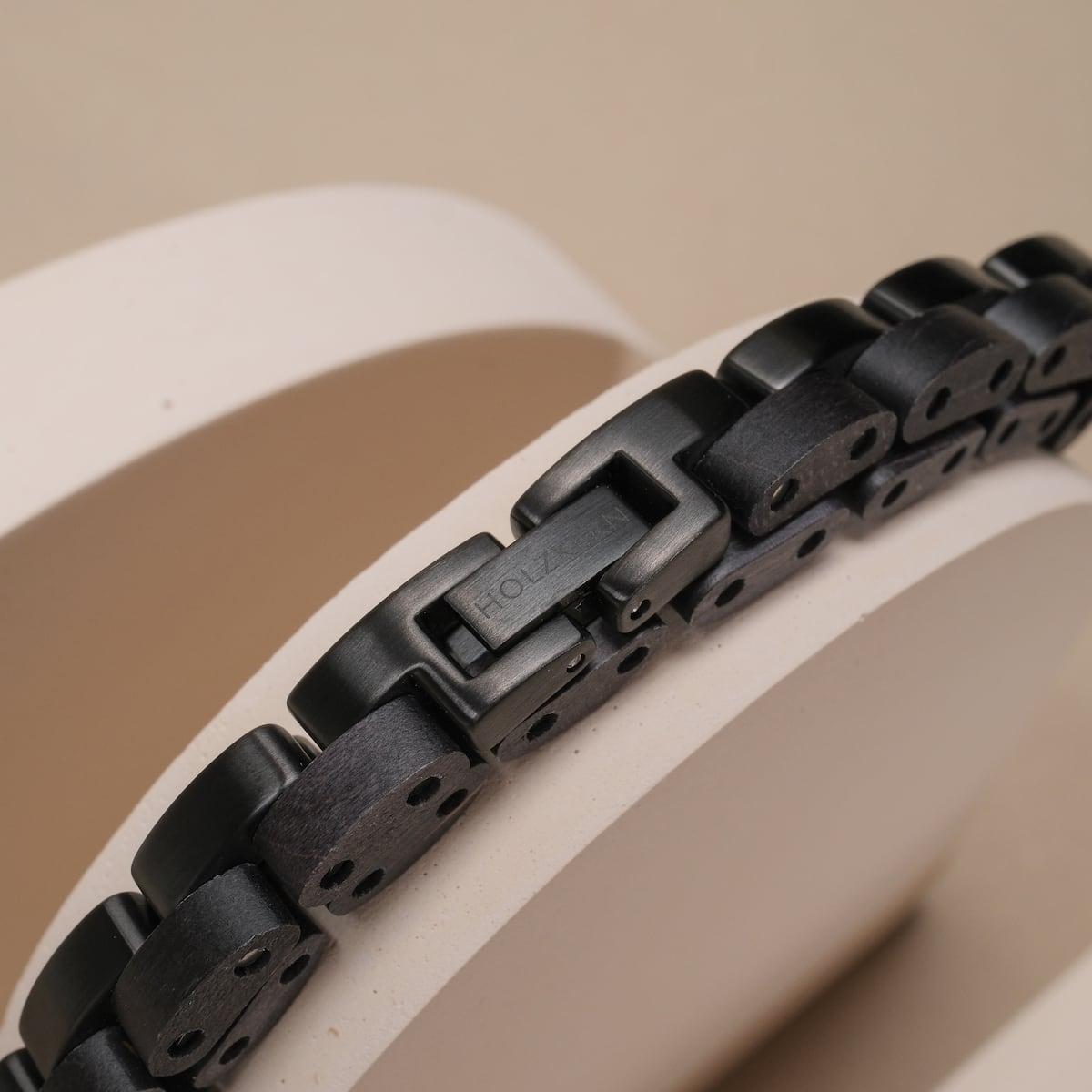 HOLZKERN | Bandlet Armband Duett Ahornholz Schwarz