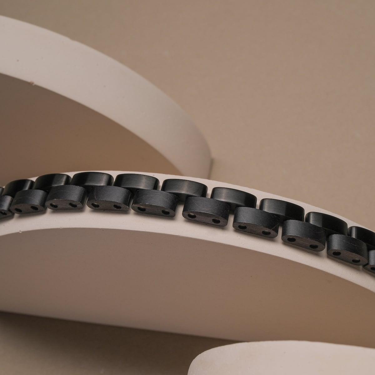 HOLZKERN | Bandlet Armband Duett Ahornholz Schwarz