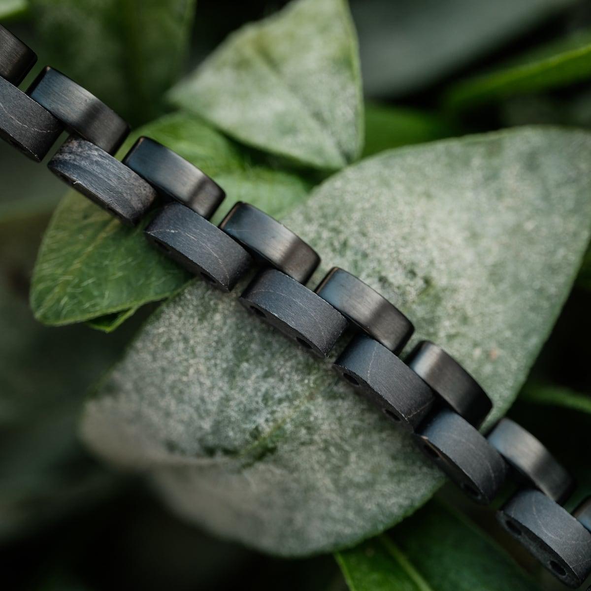 HOLZKERN | Bandlet Armband Duett Ahornholz Schwarz