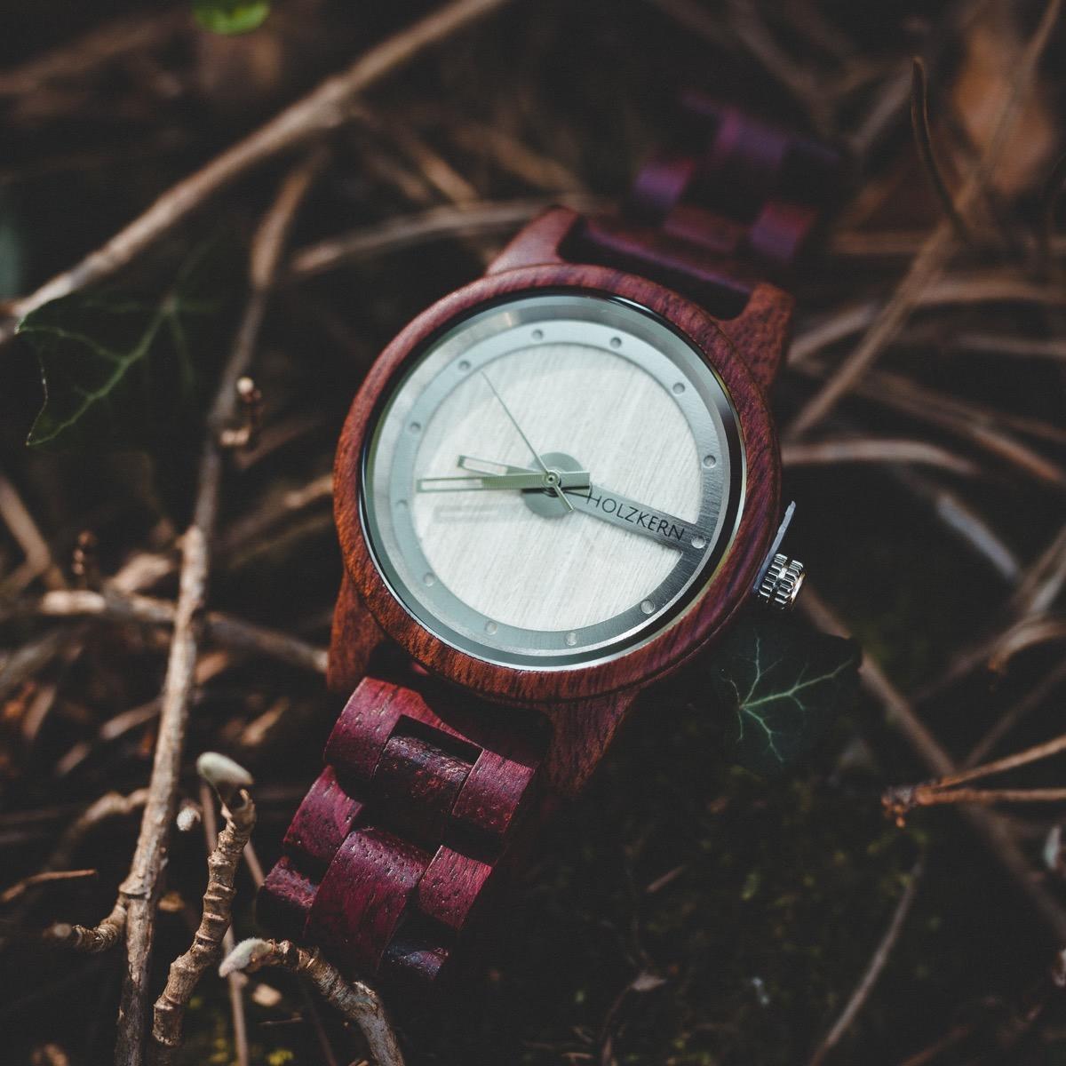 HOLZKERN Eiger Gipfelstürmer Damen Holzarmbanduhr