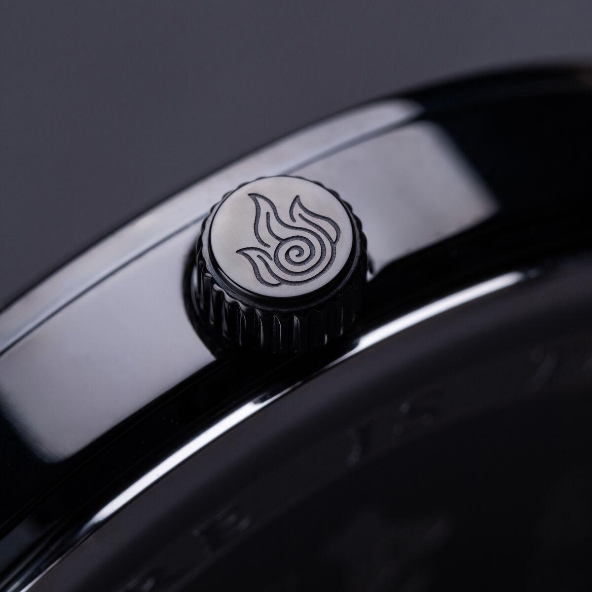 HOLZKERN | Avatar Fire Nation Damen Armbanduhr (Padoukholz/ Rot)