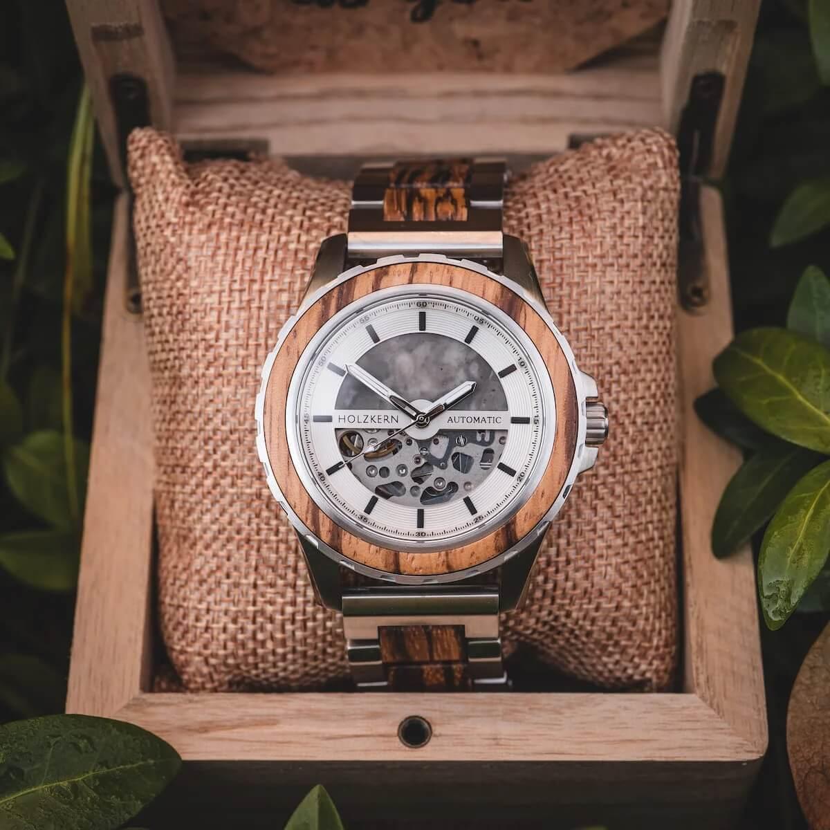 HOLZKERN | Fisher Vast Herren Automatikuhr