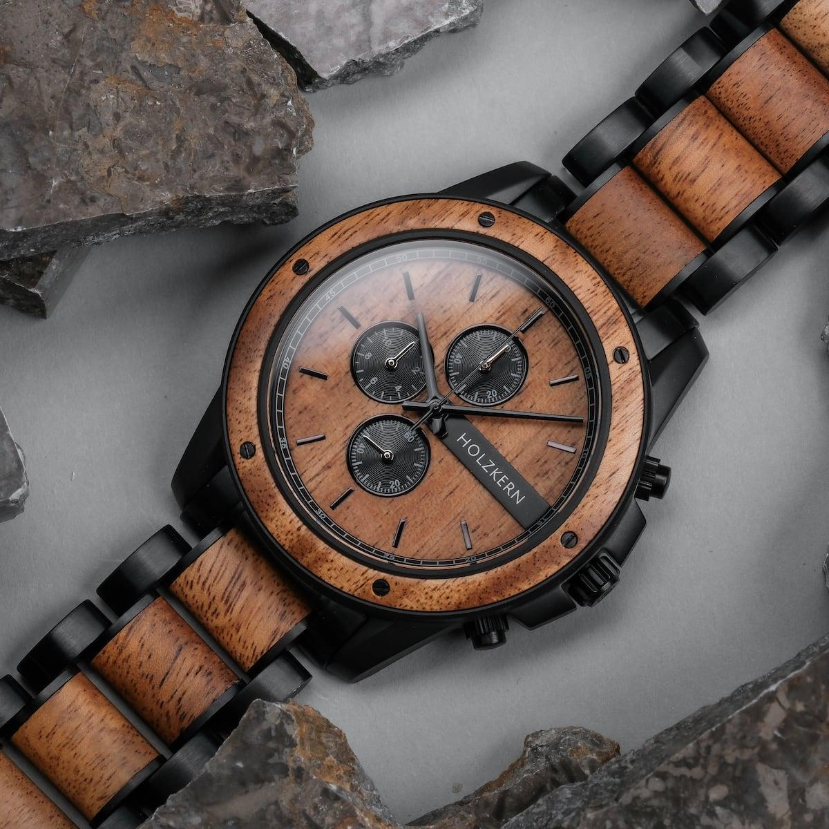 HOLZKERN Galahad Camelot Herren Chronograph