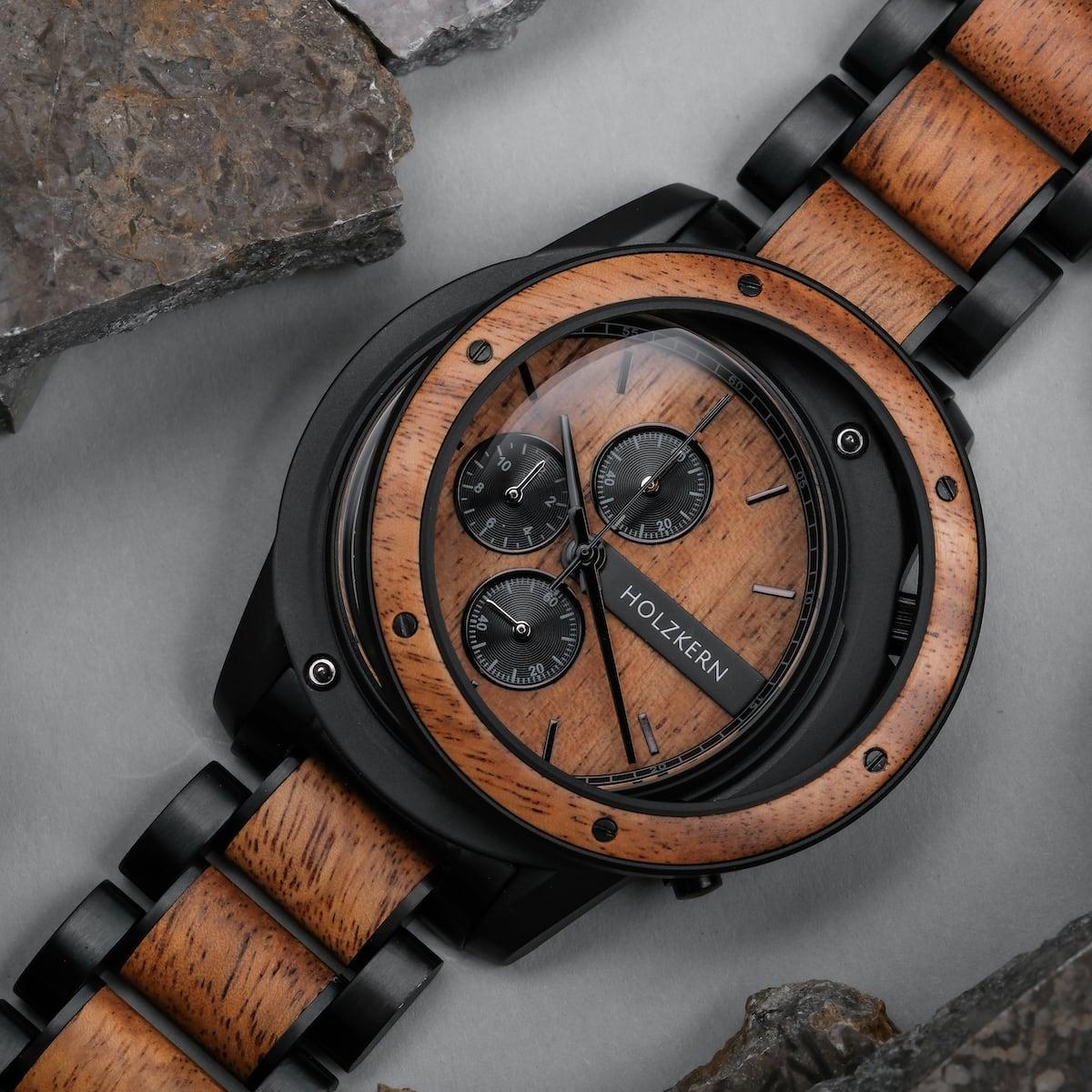 HOLZKERN Galahad Camelot Herren Chronograph