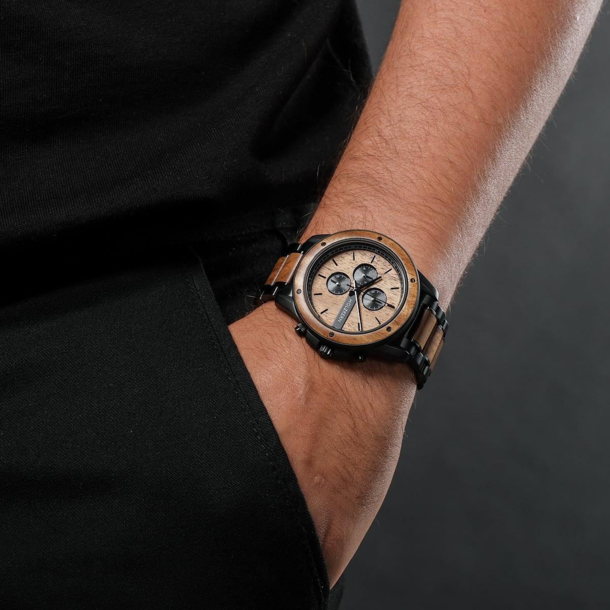 HOLZKERN Galahad Camelot Herren Chronograph