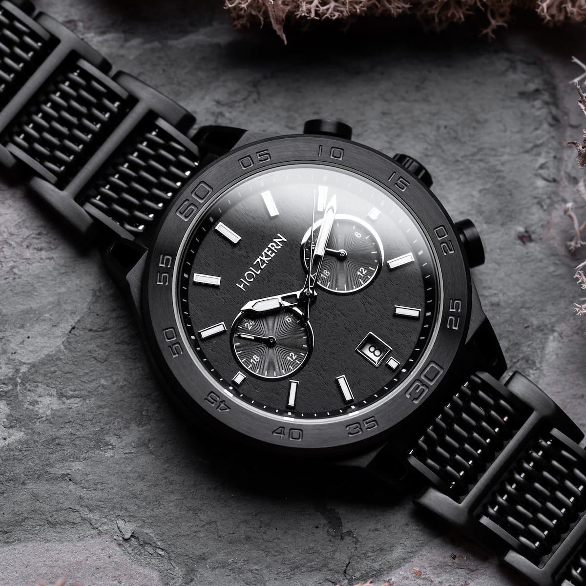 HOLZKERN | Galloway Nightfall Herrenarmbanduhr