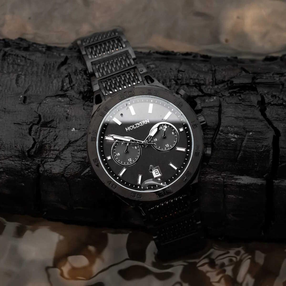 HOLZKERN | Galloway Nightfall Herrenarmbanduhr