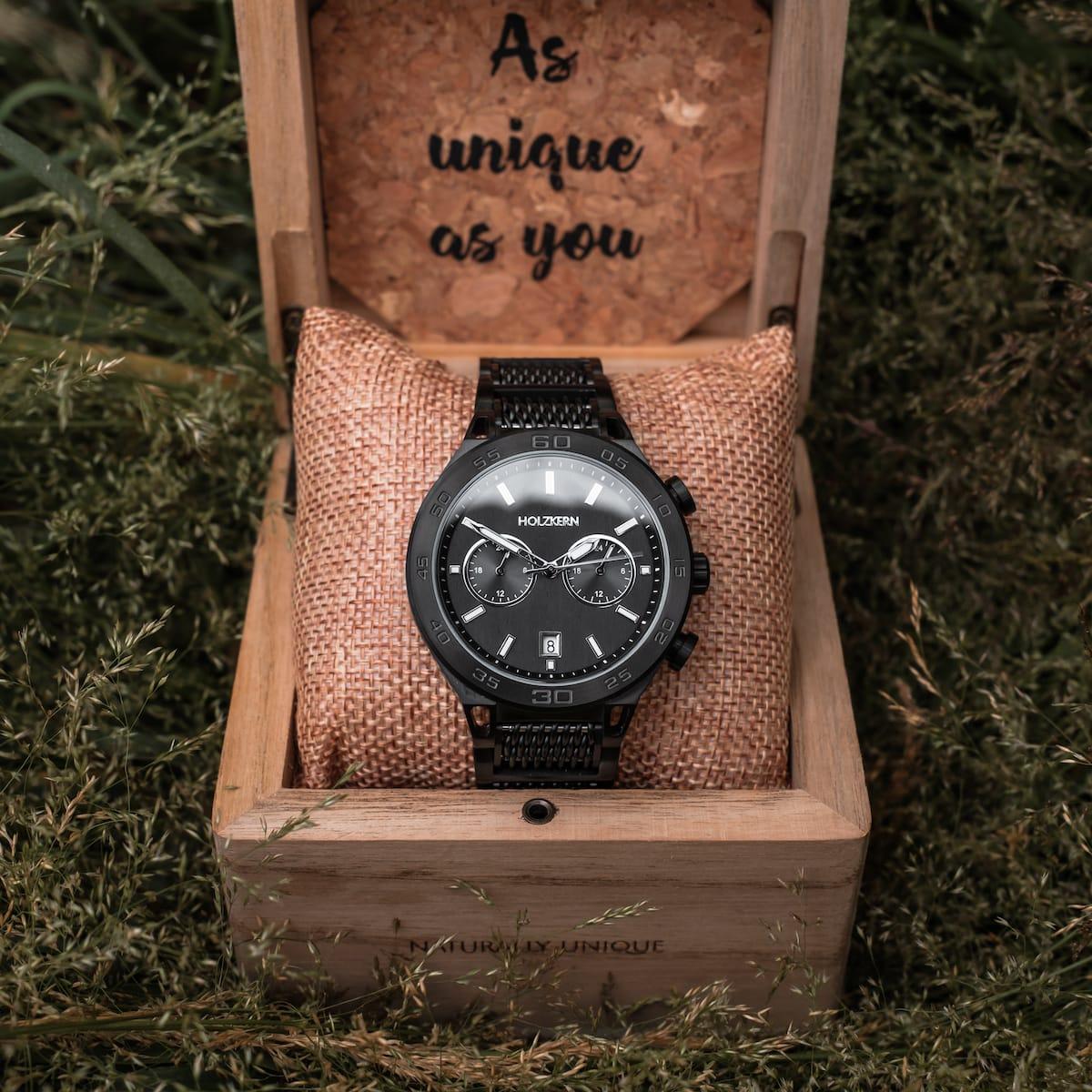 HOLZKERN | Galloway Nightfall Herrenarmbanduhr